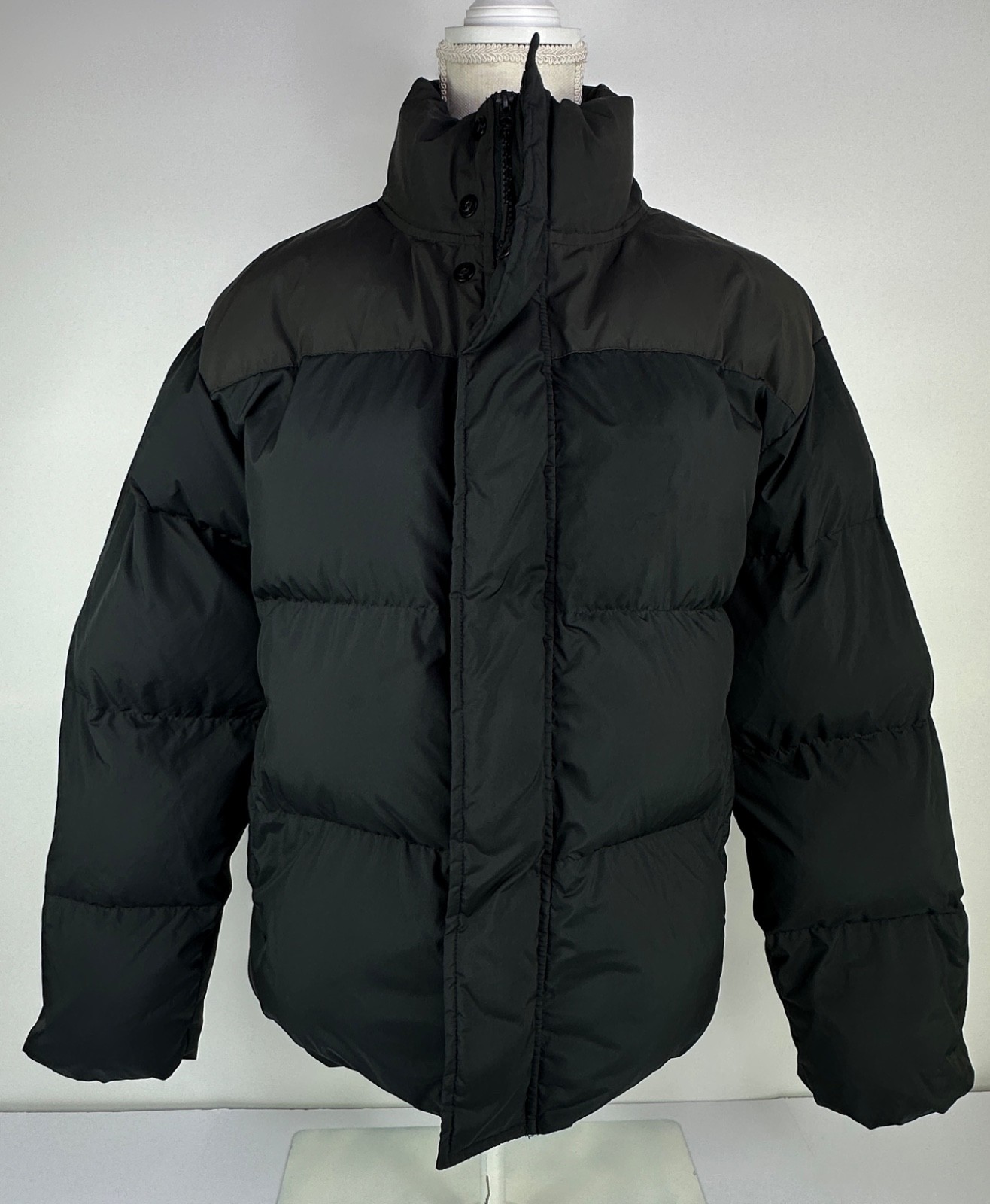 Fabletics Essential Reflective Puffer Jacket Blac… - image 1