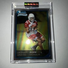 2006 Bowman Chrome Uncirculated Rookies #257 Leonard Pope /519 - NM-MT