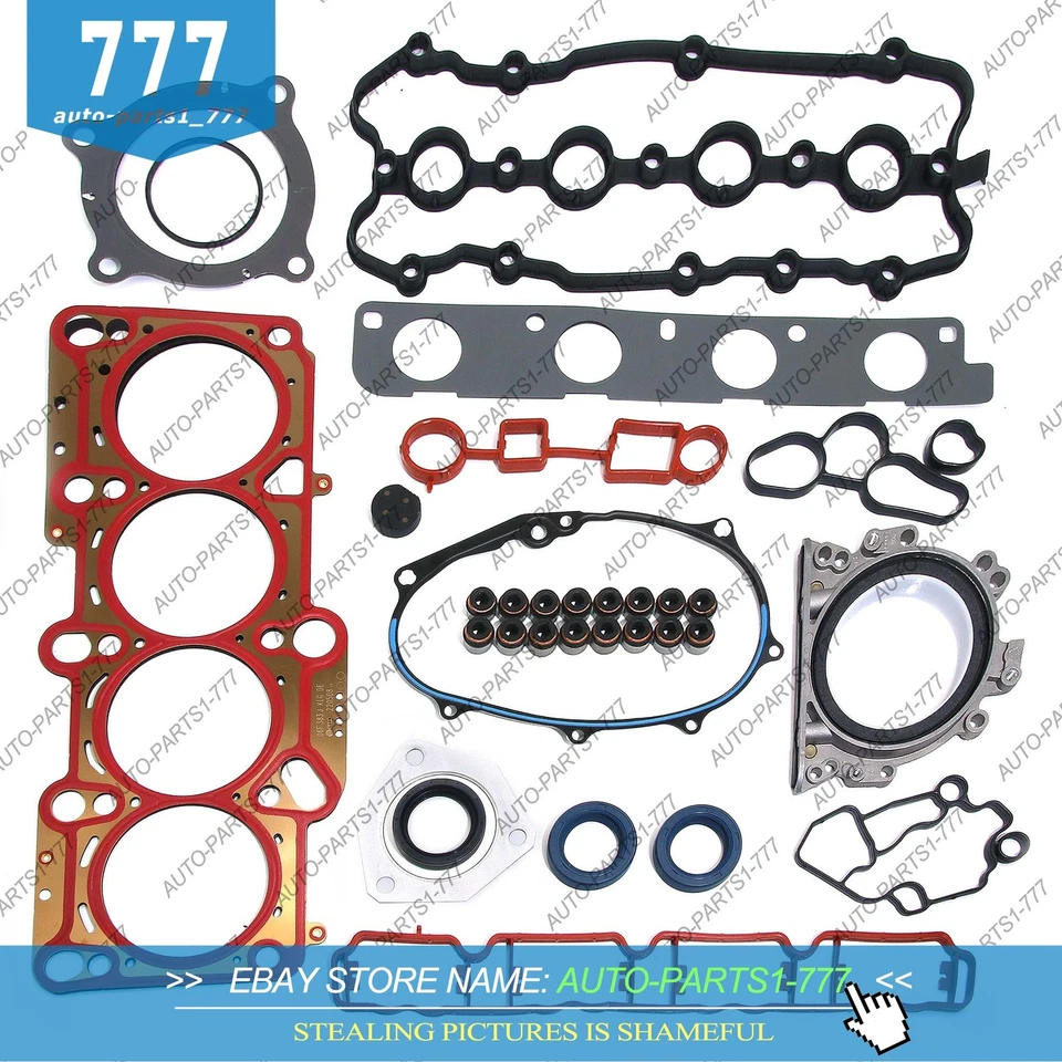 Engine Pistons Rings Gaskets Bolts Rebuild Kit For VW AUDI A3 A4 2.0TFSI BWT BPY Foto 4 de 4