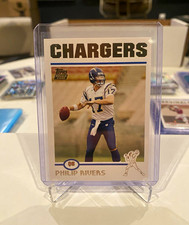 Topps 2004 Philip Rivers San Diego Chargers #375 Rookie Football Card. rookie card picture