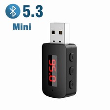 Bluetooth 5.4 Car FM Transmitter, Mini USB Handsfree Car Kit, Wireless FM Radio