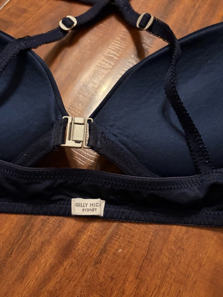 Golly Hicks Sydney Black Underwire Push Up Bra 34A Cross Back - Image 4 of 4