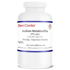 Sodium Metabisulfite, High Purity, Granular, 1 lb.