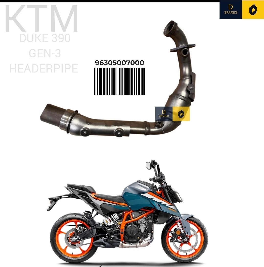 2024 KTM Duke 390 Catalytic Exhaust Bend Pipe - OEM | Genuine OEM