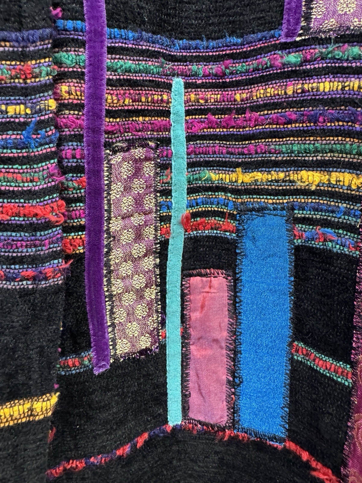 Choices Patchwork Artsy Button Front Blazer Jacke… - image 6