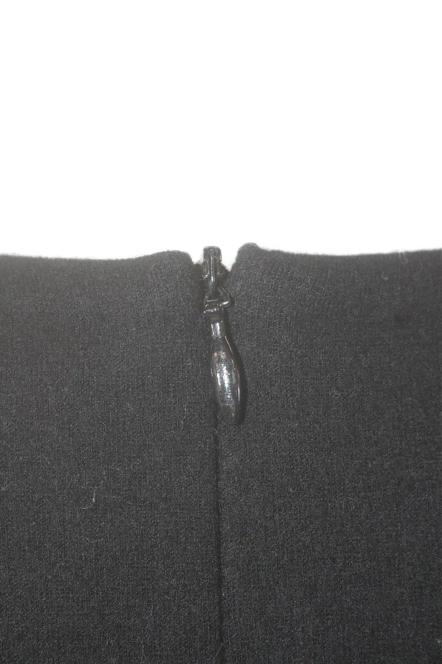 Vestido Vivienne Tam Mujer Lana Manga Larga Manga Corta Texturizado Talla Gris Foto 4 de 4