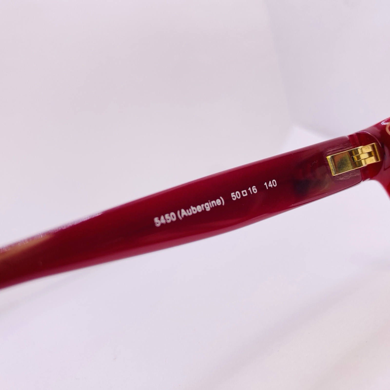 Coach Eyeglasses Frames HC 6104 5450 Aubergine 50 [] 16 140 Ruby Red Gold thumbnail 5