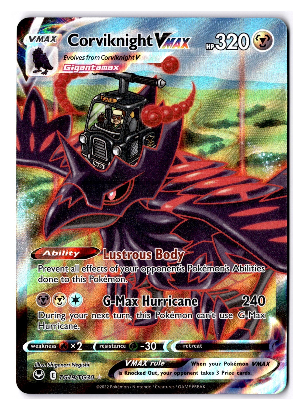 Corviknight VMAX TG19/TG30 Silver Tempest Trainer Gallery NM