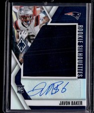 2024 Panini Phoenix #RS-JBR Javon Baker Rookie Silhouettes Silver SN,MEM