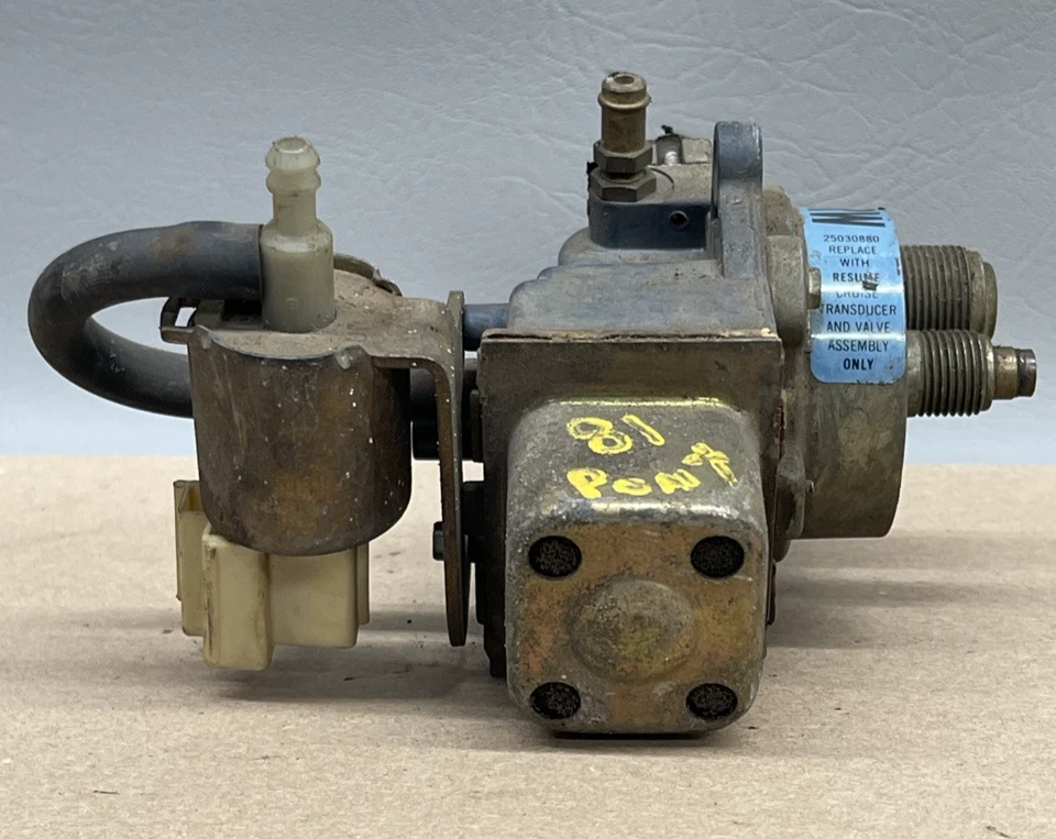 80's AC GM Diesel Cruise Control Transducer 2 Wire Used Untested 25030880 - Image 3 of 4