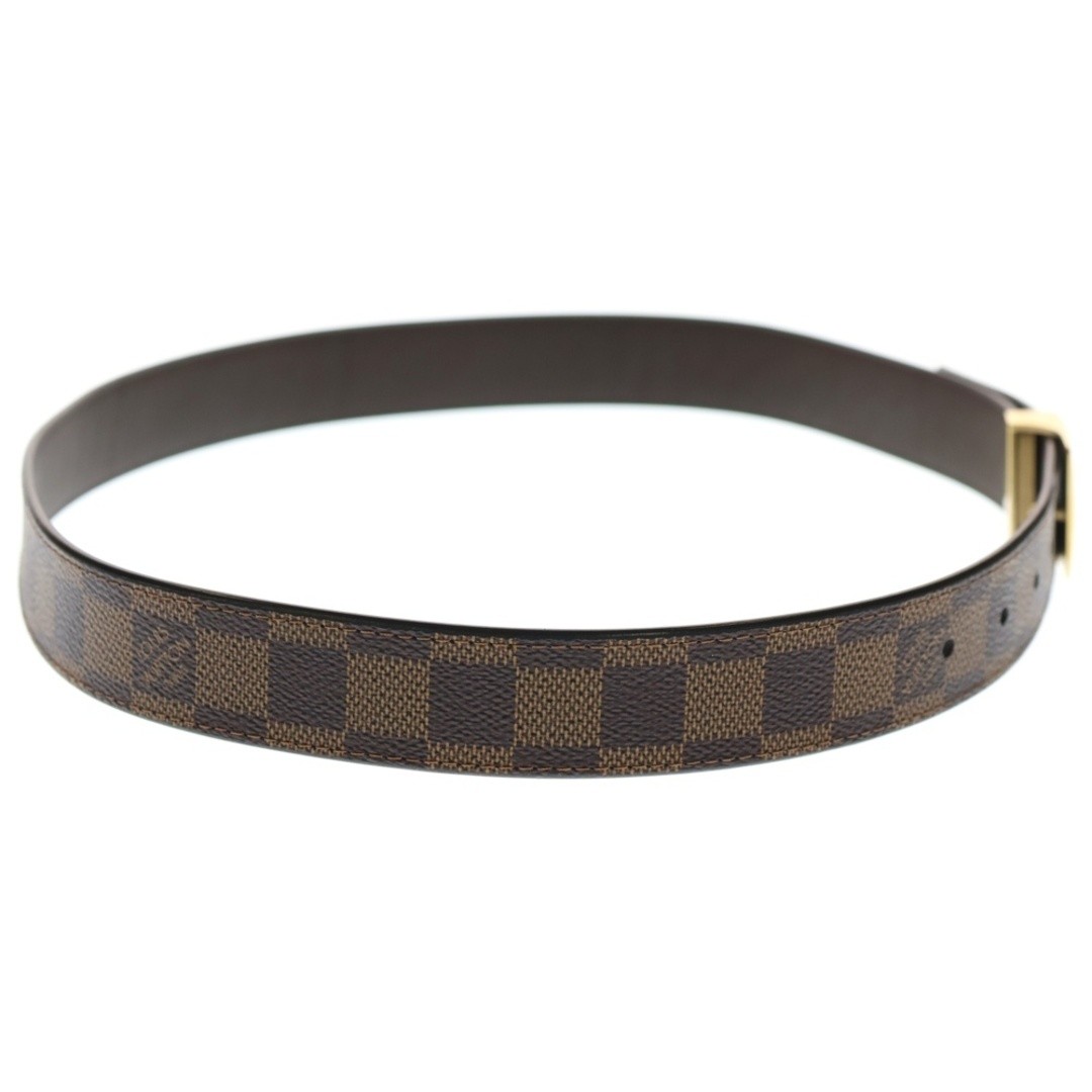 LOUIS VUITTON Damier Ebene Saint Tulle Carrey Belt Brown M6944v Gold Used a19aa2 thumbnail 3