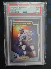 2020 O-Pee-Chee Platinum COSMIC Gabe Vilardi RC /65 Marquee Rookies #160 PSA 9