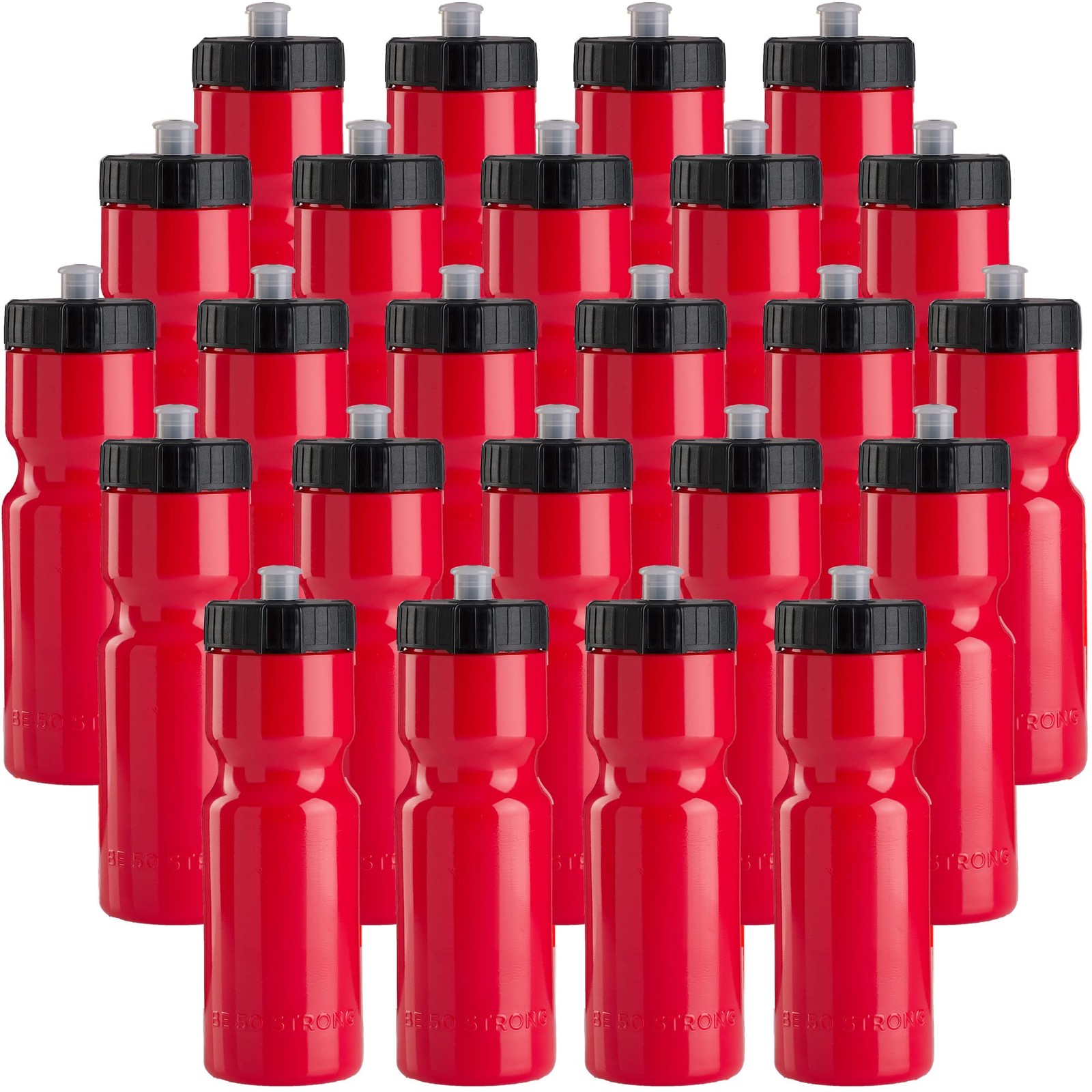 50 Strong 22oz Water Bottles 24-Pack BPA-Free