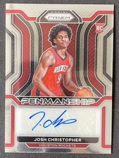 Josh Christopher 2021-22 Panini Prizm Rookie Penmanship Auto RC #RP-JCH
