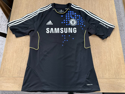 Chelsea Football Shirt 2011 Train Soccer Jersey Black TechFit Player Issue Sz XL