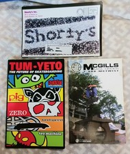 90s VINTAGE Skateboard Catalog 3 Pack Lot SHORTYS TUM YETO McGILLS TOY MACHINE