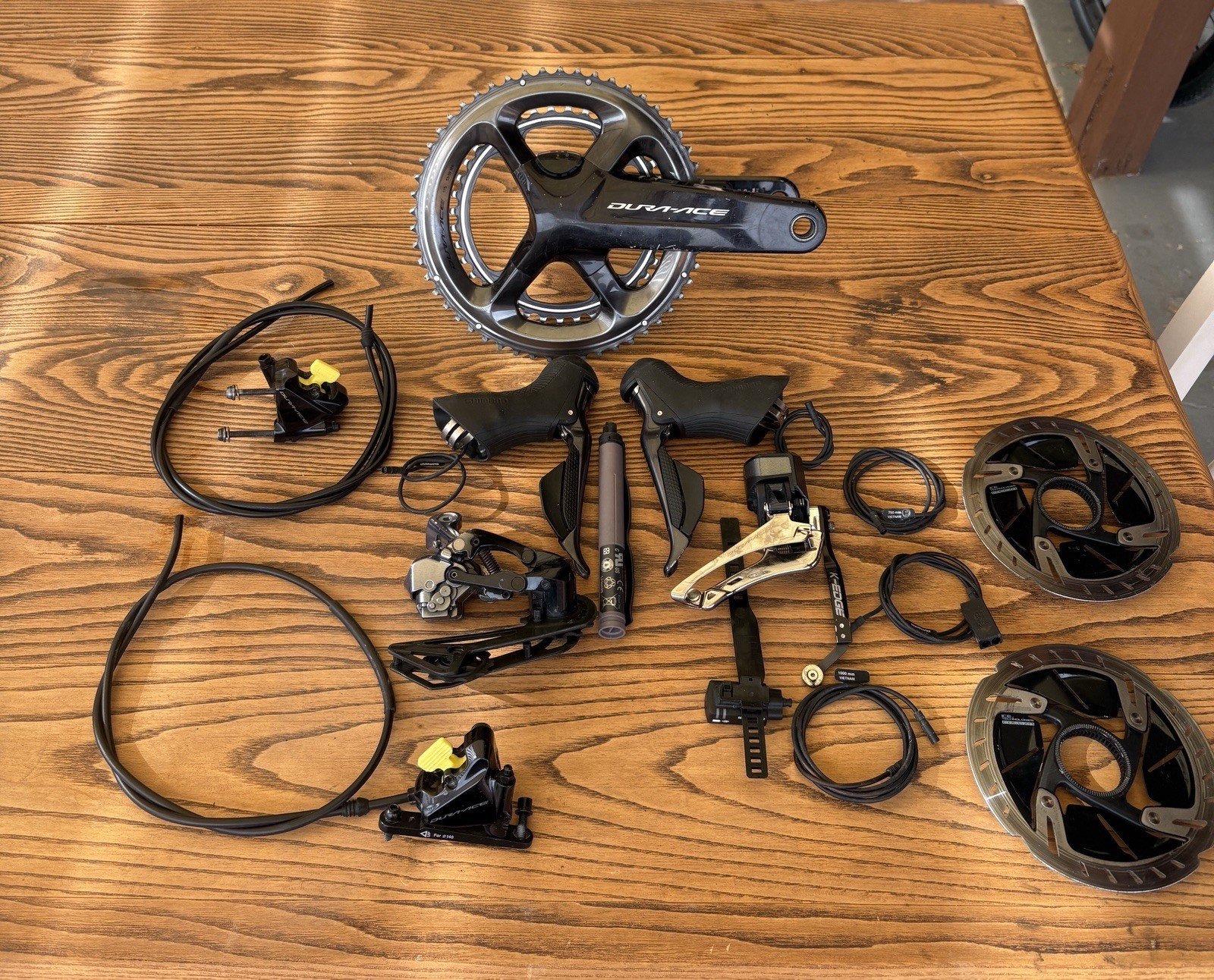 Shimano DuraAce/Ultegra Di2 Hydraulic Disc GROUPSET 11 speed Power Meter 53/39