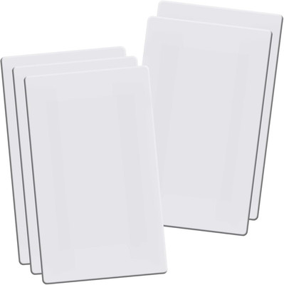 Screwless Blank Wall Plates, 1-Gang Child Safe No Device Outlet and Switch Cover