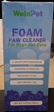 Foam Paw Cleaner No-Rinse Foaming Gentle Cleaning pH-Balance Formula Dogs/Cats