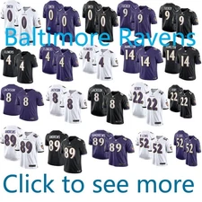 Men's Ravens 2025 Player Game Stitched Jersey