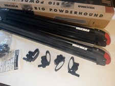 Yakima Big Powderhound 3037 Ski Snowboard Roof Rack With Air Mounts No Locks