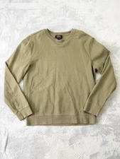 APC Sweatshirt Large Crewneck Pullover Men's Khaki Green Jumper Logo Minimal