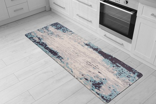 Rugshop Kitchen Runner Mat Contemporary Abstract Anti Fatigue Standing Bath Mats - 第 6/10 張圖片
