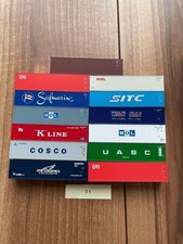 Riepilogo container marittimo calibro 24 N collezione rimorchio treno merci Koki