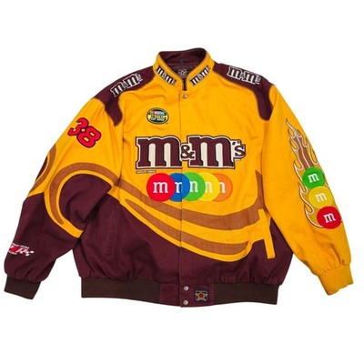 JH Design M&M ELLIOTT SADLER #38 NASCAR Jacket Robert Yates Racing Size 4XL