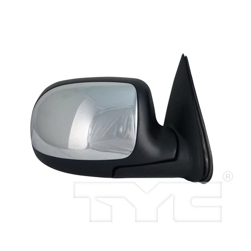 Door Mirror for 99-07 Chevy Silverado/99-07 GMC Sierra Manual Chrome Passenger