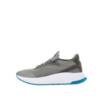 Boss Herren Sneaker Grau Weiß TTNM Evo Größe UK 11 Hugo Boss Sneaker 50498904