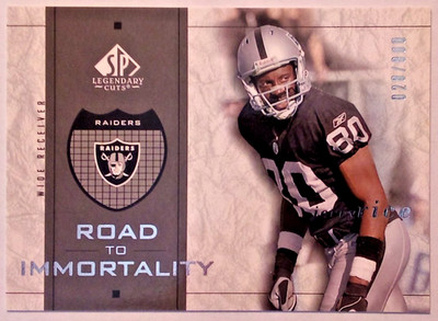 JERRY RICE 2002 SP Legendary #d 028/800 Road to Immortality 49ers Raiders HOF