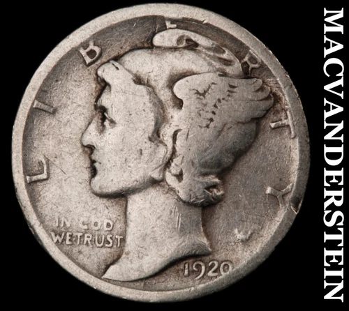 1920-D Mercury Dime — photo from the most recent tracked eBay sale