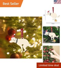 Rustic Hilarious Dog Ornament for Christmas 2025 - Perfect for Gift Exchanges