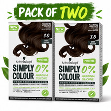 Schwarzkopf Simply Colour Permanent Hair Colour (142.5ml)- Free Ship (pack of 2)