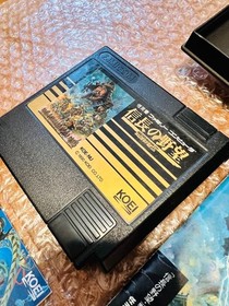 Nobunaga's Ambition Sengoku Gunyuuden Famicom Japan CIB Complete in Box Tested