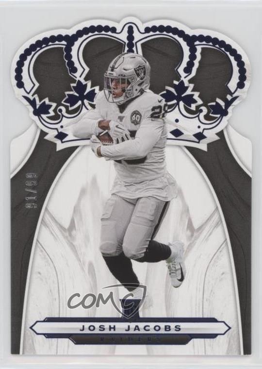 2019 Panini Chronicles Crown Royale Blue 91/99 Josh Jacobs #CR-7 7rf