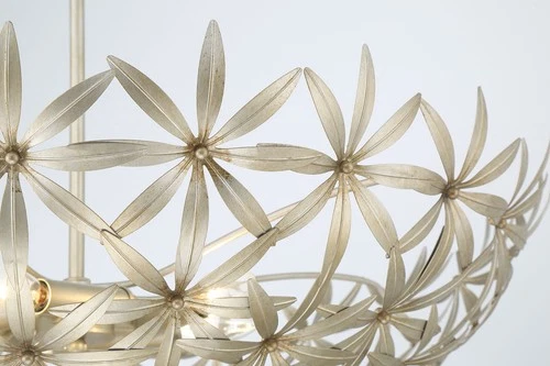 Minka Lavery 2148 Flower Child 5 Light 30"W Bowl Pendant - Ambry Gold - Picture 6 of 10