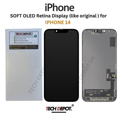 iPhone 14 weicher OLED-Display-Ersatz - Premium-Qualität UK-Bestand