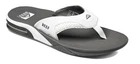 Reef Fanning Men's Flip Flops Grey/White NEW
