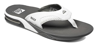Reef Fanning Herren Zehentrenner grau/weiß NEU