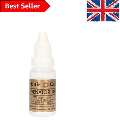 14ml Sugarflair Rejuvenator Spirit - Reinigen, schimmern und schöne Kuchen kreieren