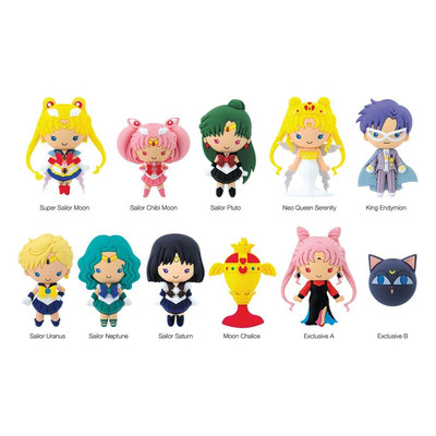 Sailor Moon 3D PVC Taschenclips Serie 4 Display (24)
