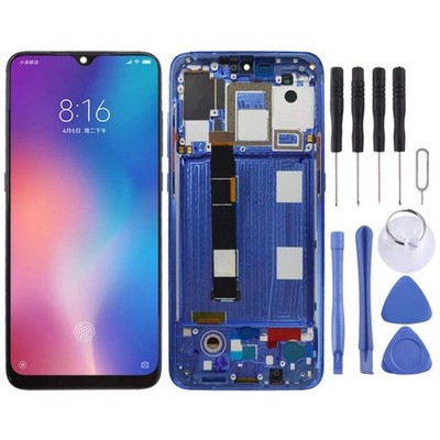 OLED LCD Screen and Digitizer Assembly with Frame for Xiaomi Mi 9 (Pink)