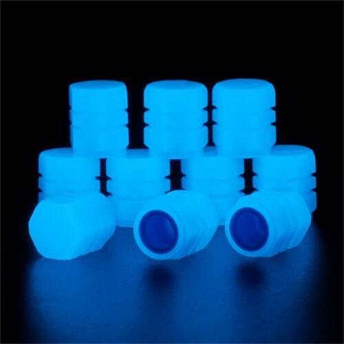 Wheels Luminous Valve Car Valve Stems 16*12*12mm 4/8/16PCS Fluorescent-Blue - Picture 5 of 48