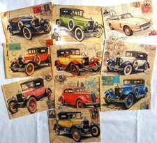 Hobbyauflösung Paket Motivkarton Designkarton 250 g - Oldtimer I