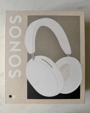 Sonos Ace White Wireless Over Ear Bluetooth Headphones Noise Cancel 30 Hour NEW