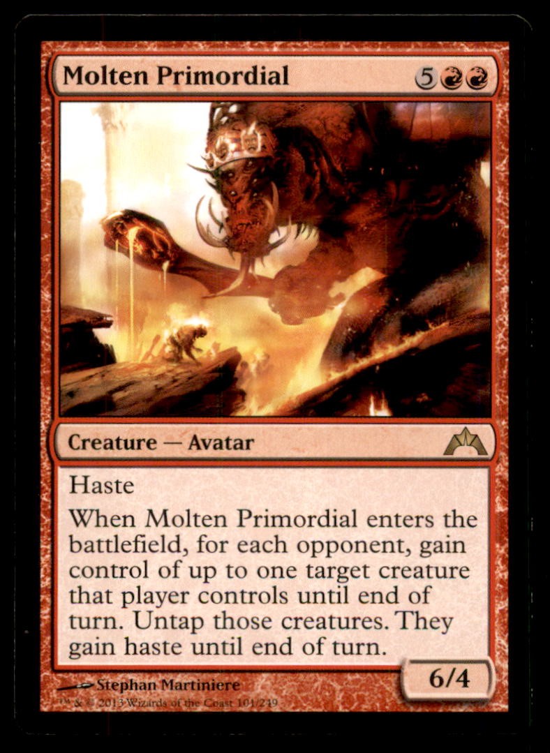 Molten Primordial LP Light Play Gatecrash MTG [9614]