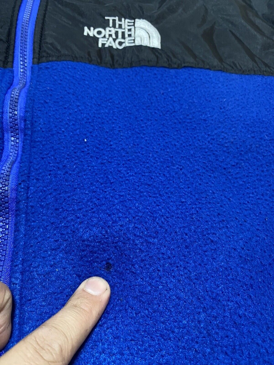 Vintage 90's North Face Gore-Tex Fleece Zip Up Jacket Blue Mens L