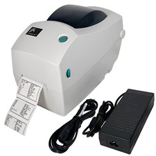 Zebra TLP2824 Plus Compact Thermal Transfer Label Barcode Printer LAN USB